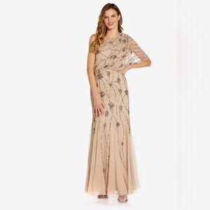 Elegant Beige Evening Gown